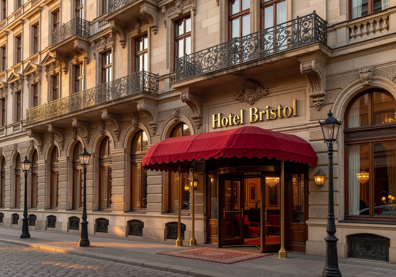 Hotel Bristol Warsaw historic luxury facade