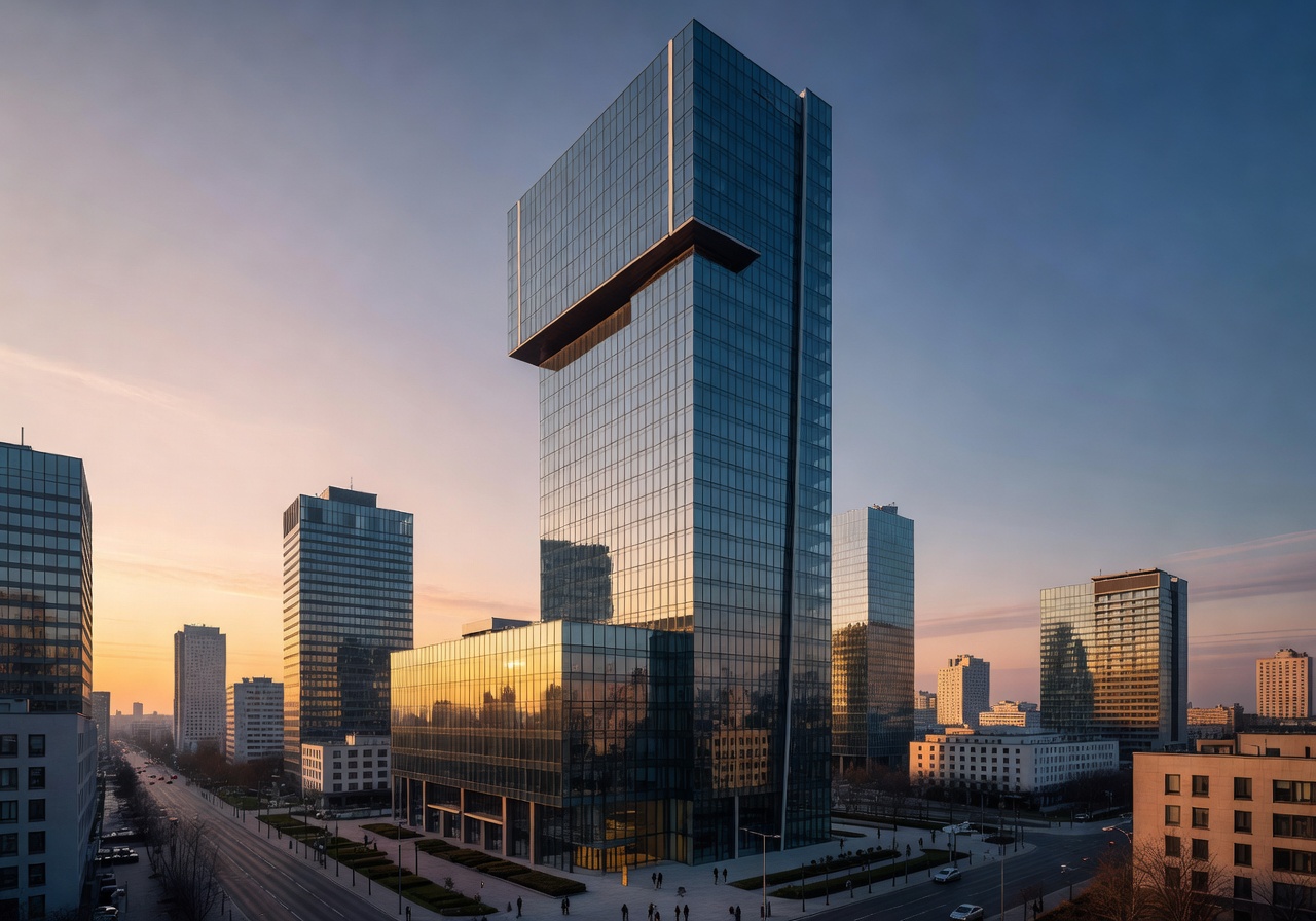 InterContinental Warsaw skyline luxury tower hotel